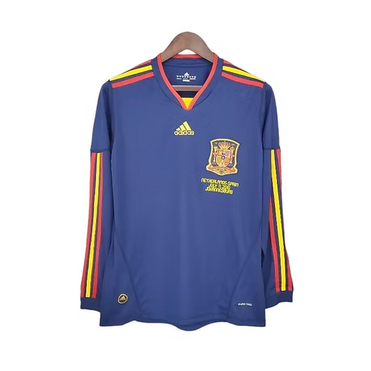 Retro Spain LS Away Shirt 2010 - Retro Shirt Stories