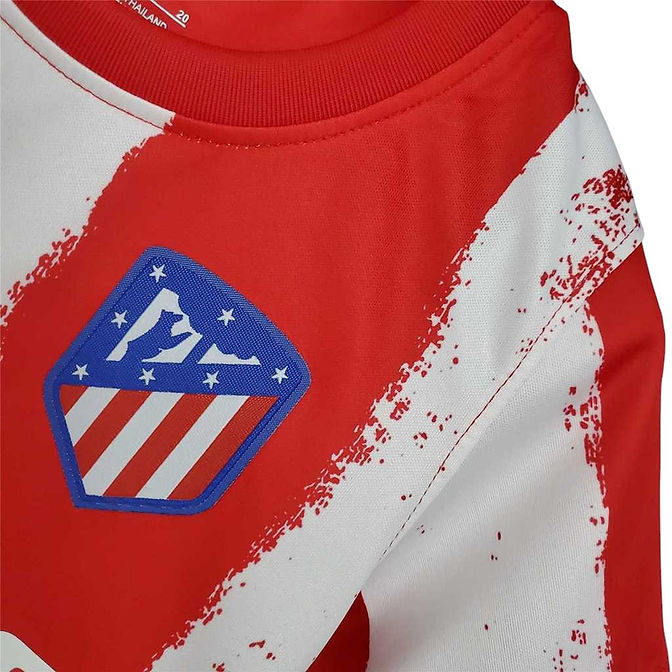 Atlético Madrid Home Kids Kit 2021/2022 - Retro Shirt Stories