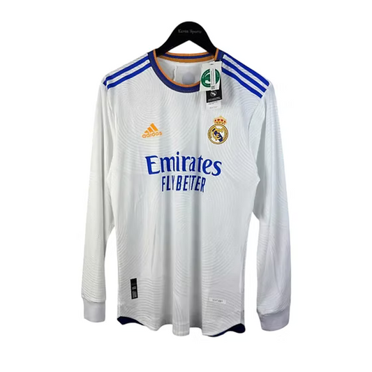 Real Madrid LS Home Shirt 2021/2022 - Retro Shirt Stories