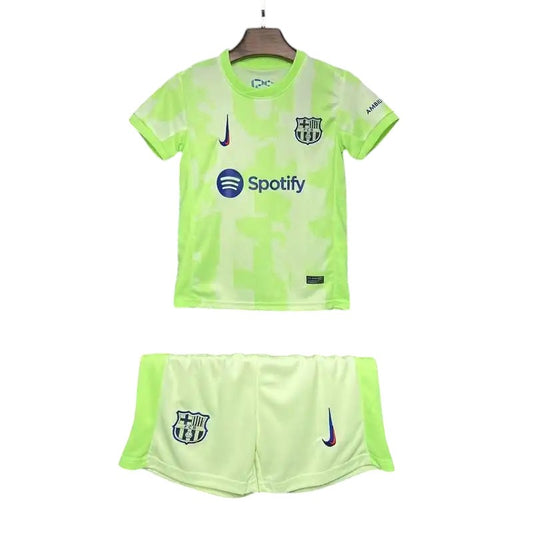 Barcelona 3rd Kids Kit 2024/2025 - Retro Shirt Stories