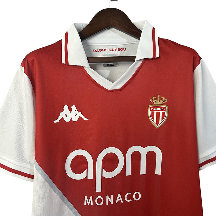 Monaco Home Shirt 2025/2026 - Retro Shirt Stories