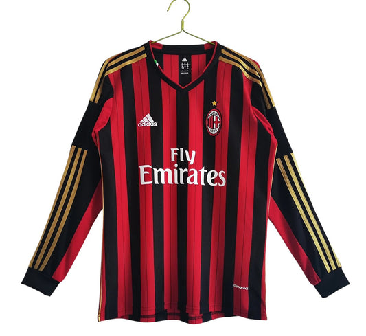 Retro AC Milan LS Home Shirt 2013/2014 - Retro Shirt Stories