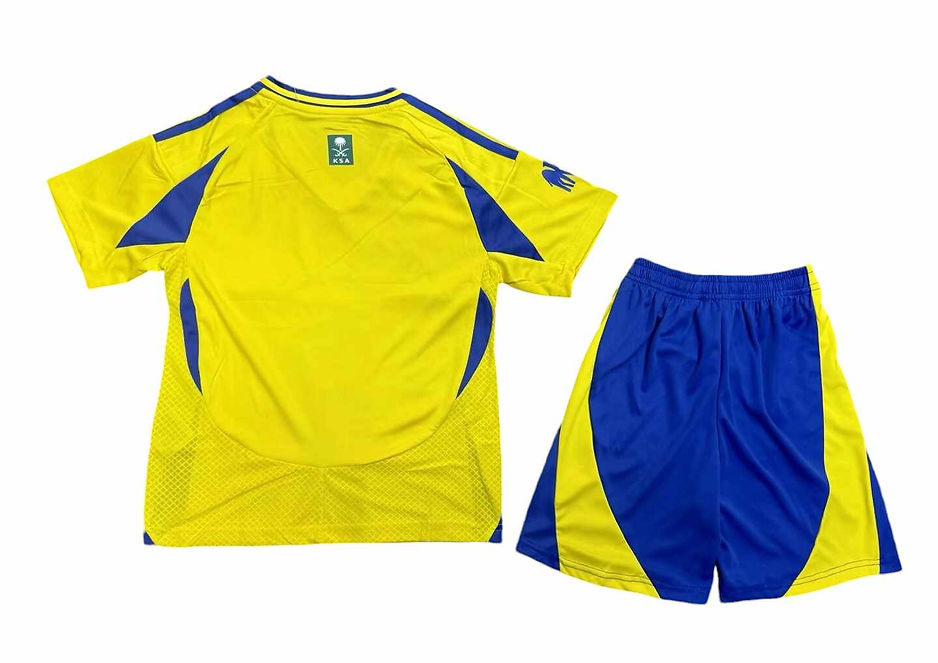 Al-Nassr Home Kids Kit 2024/2025 - Retro Shirt Stories