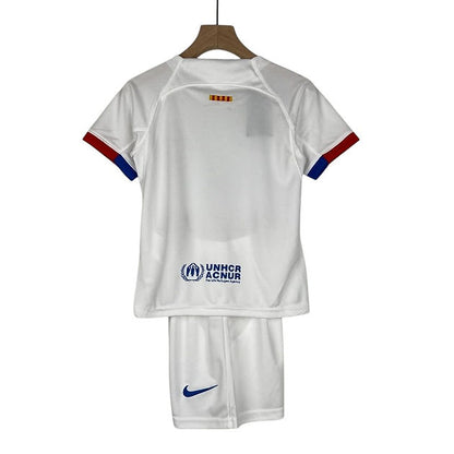 Barcelona Away Kids Kit 2023/2024 - Retro Shirt Stories