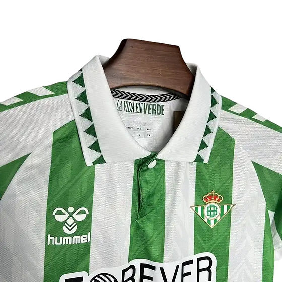 Real Betis Home Kids Kit 2024/2025 - Retro Shirt Stories