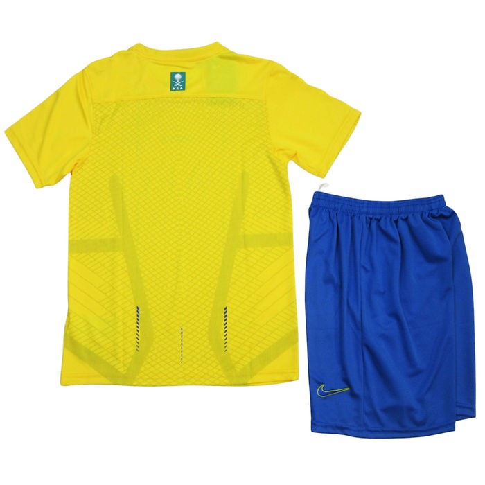 Al-Nassr Home Kids Kit 2023/2024 - Retro Shirt Stories