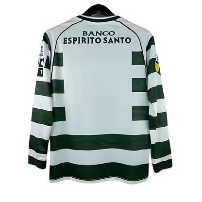 Retro Sporting Lisbon LS Home Shirt 2001/2003 - Retro Shirt Stories