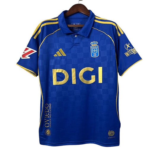 Real Oviedo Home Shirt 2025/2026 - Retro Shirt Stories
