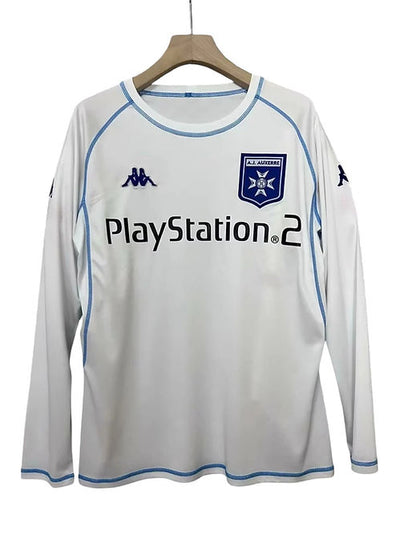 Retro AJ Auxerre Home Shirt 2003/2004 - Retro Shirt Stories
