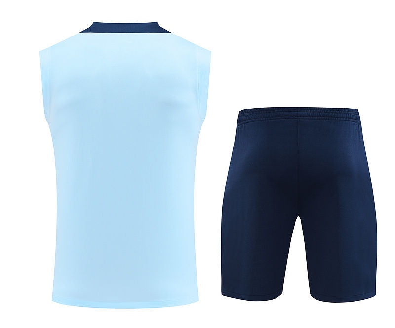 PSG 2024/2025 Training Vest Kit Blue - Retro Shirt Stories