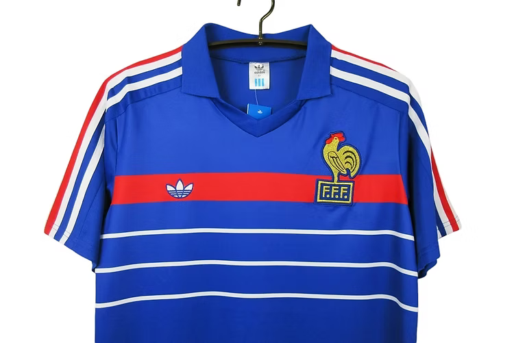 Retro France Home Shirt 1984 - Retro Shirt Stories