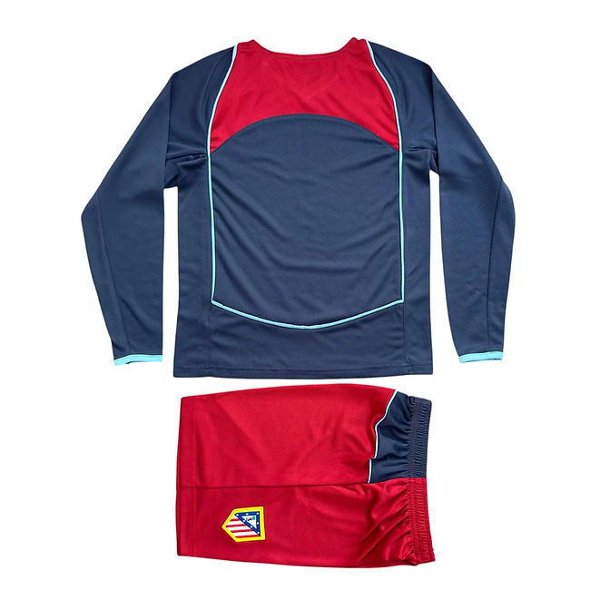 Retro Atlético Madrid LS Away Kids Kit 2004/2005 - Retro Shirt Stories