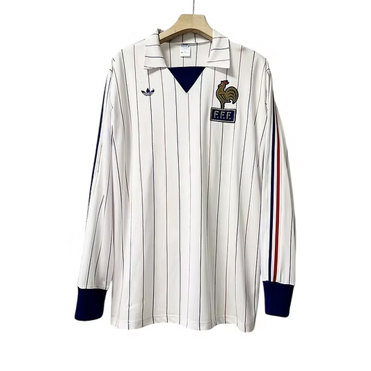 Retro France LS Away Shirt 1980/1982 - Retro Shirt Stories