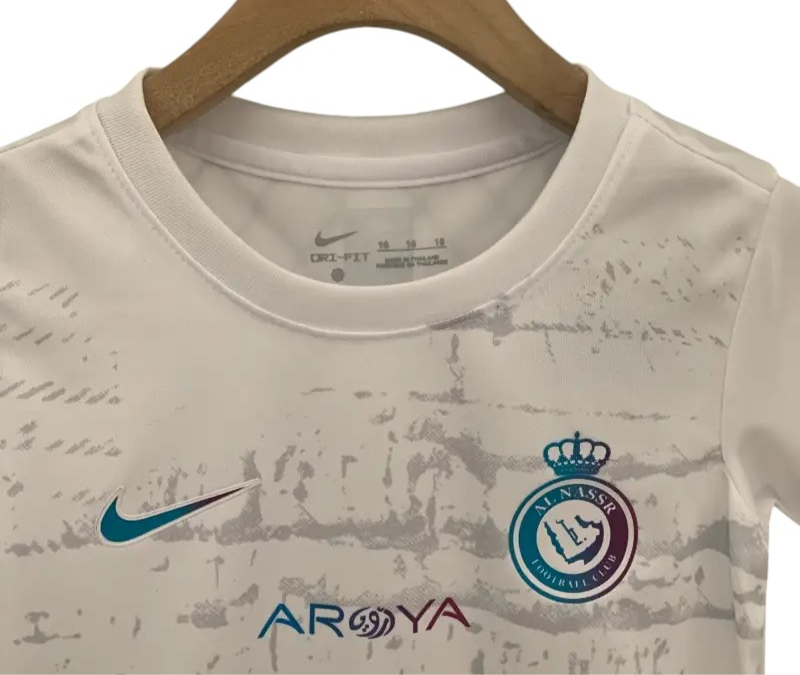 Al-Nassr 3rd Kids Kit 2023/2024 - Retro Shirt Stories