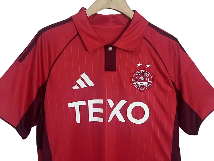 Aberdeen Home Shirt 2025/2026 - Retro Shirt Stories