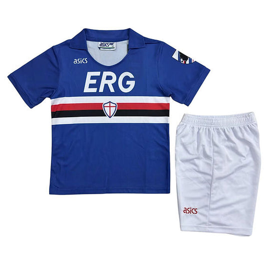 Sampdoria Home Kids Kit 1990/1991 - Retro Shirt Stories