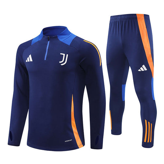 Juventus Long Sleeve 2024/2025 Training Kit Blue - Retro Shirt Stories