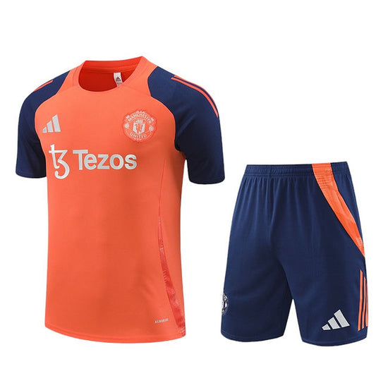 Manchester United 2024/2025 Kids Training Kit Orange - Retro Shirt Stories