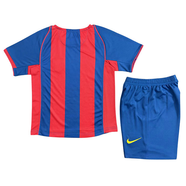 Retro Barcelona Home Kids Kit 2004/2005 - Retro Shirt Stories