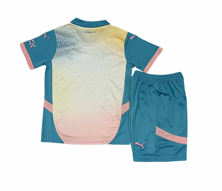 Manchester City 4th Kids Kit 2024/2025 - Retro Shirt Stories
