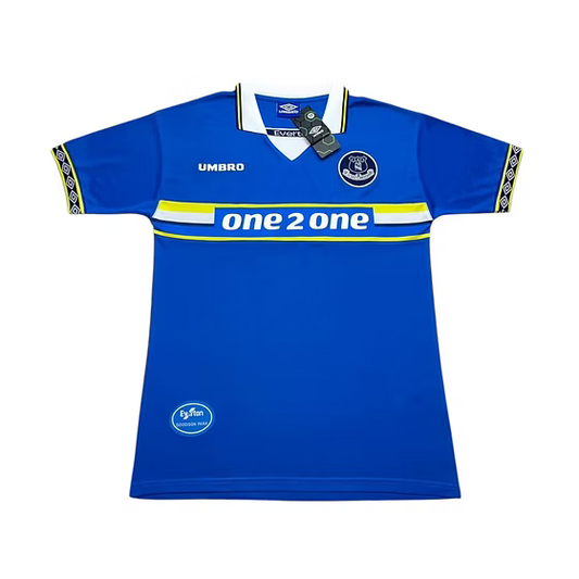 Retro Everton Home Shirt 1997/1999 - Time Warp Kits