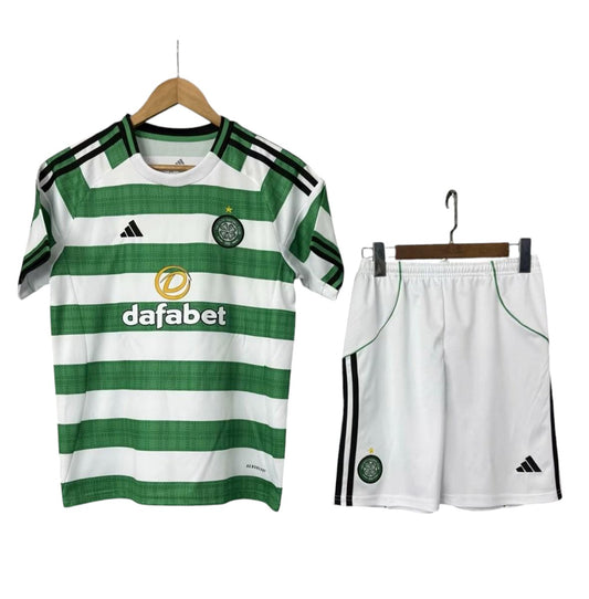 Celtic Home Kids Kit 2025/2026 - Retro Shirt Stories