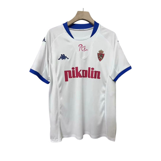 Retro Real Zaragoza Home Shirt 2001/2002 - Retro Shirt Stories