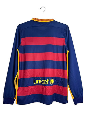 Retro Barcelona LS Home Shirt 2015/2016 - Retro Shirt Stories