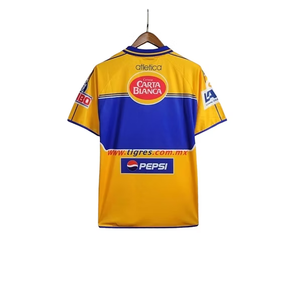 Retro Tigres Home Shirt 2001/2002 - Retro Shirt Stories