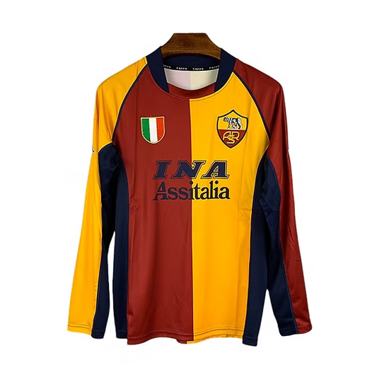 Retro Roma LS Home Shirt 2001/2002 - Retro Shirt Stories