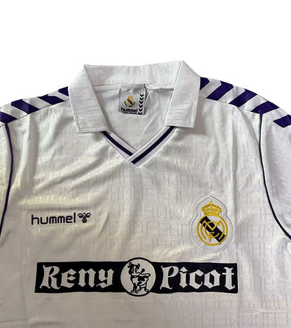 Retro Real Madrid Home Shirt 1989/1990 - Time Warp Kits
