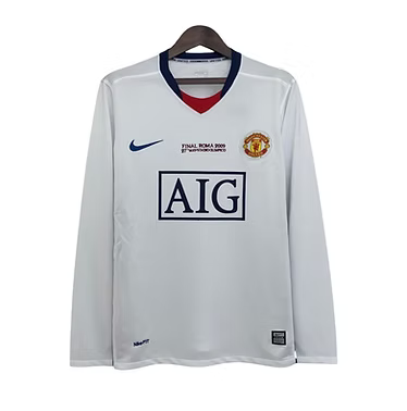 Retro Manchester United LS Away Shirt CL Final 2009 Edition - Retro Shirt Stories