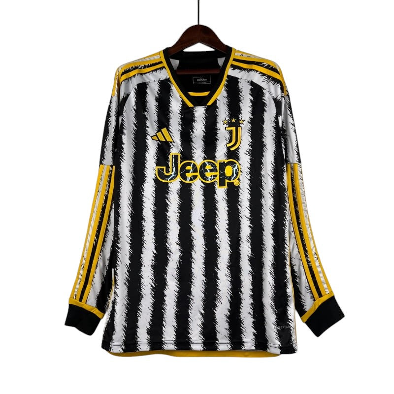 Juventus LS Home Shirt 2023/2024 - Retro Shirt Stories