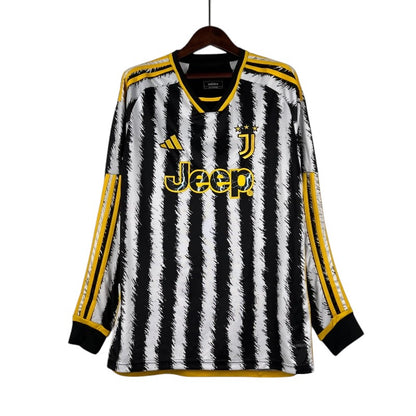 Juventus LS Home Shirt 2023/2024 - Retro Shirt Stories