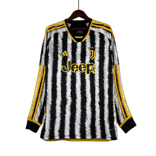 Juventus LS Home Shirt 2023/2024 - Retro Shirt Stories