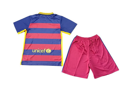 Retro Barcelona Home Kids Kit 2015/2016 - Retro Shirt Stories