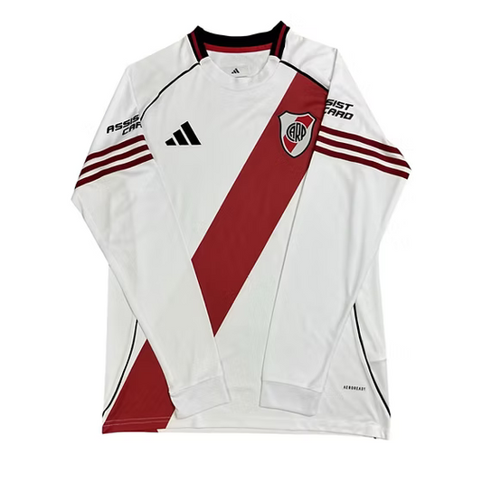River Plate LS Home Shirt 2025/2026 - Retro Shirt Stories