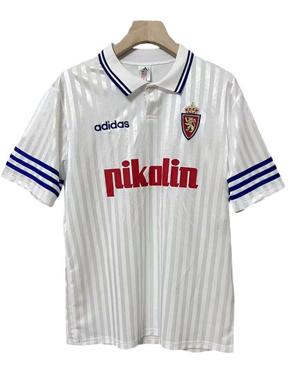 Retro Real Zaragoza Home Shirt 1995/1996 - Retro Shirt Stories