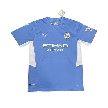Manchester City Home Shirt 2021/2022 - Retro Shirt Stories