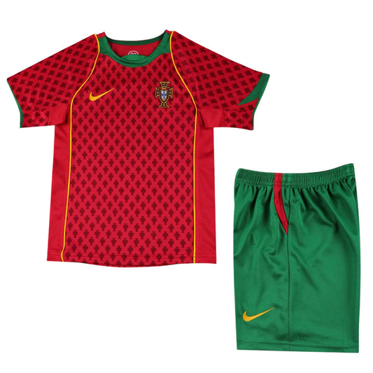 Retro Portugal Home Kids Kit 2004 - Retro Shirt Stories