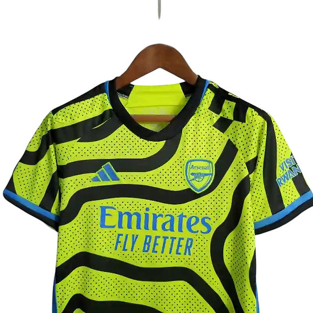 Arsenal Away Kids Kit 2023/2024 - Retro Shirt Stories