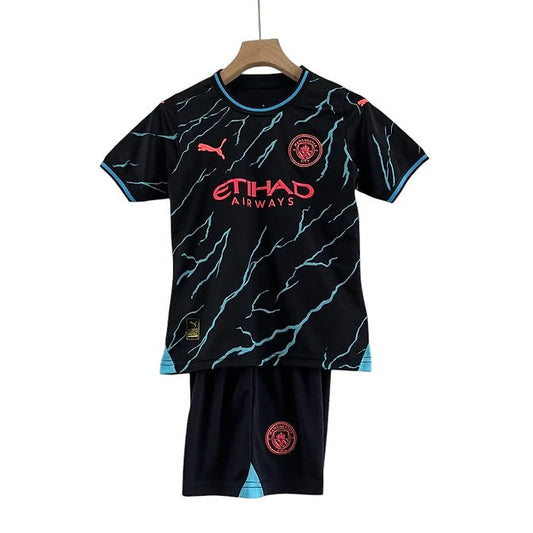 Manchester City 3rd Kids Kit 2023/2024 - Retro Shirt Stories
