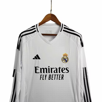 Real Madrid LS Home Shirt 2024/2025 - Retro Shirt Stories