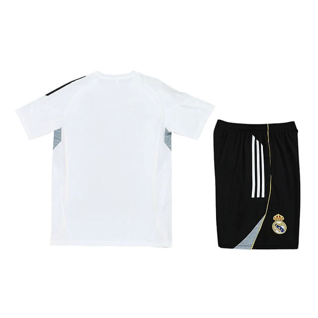 Real Madrid 2025/2026 Kids Training Kit White - Retro Shirt Stories
