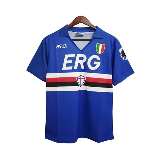 Retro Sampdoria Home Shirt 1991/1992 - Retro Shirt Stories