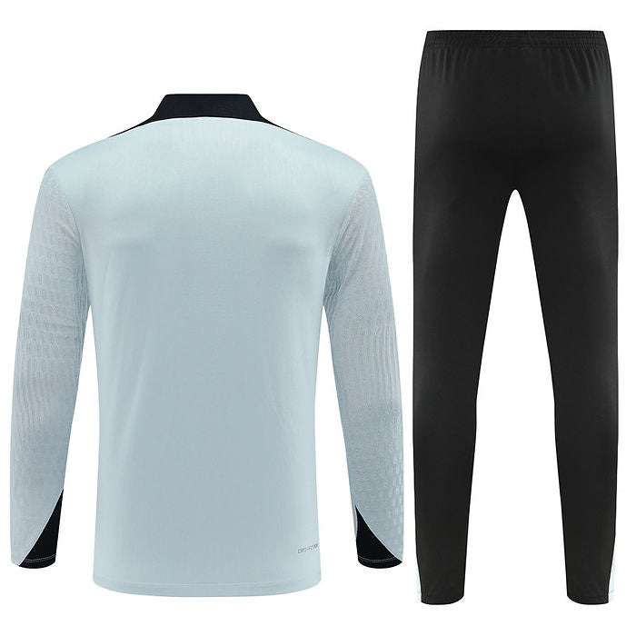 Barcelona Half Zip 2024/2025 Training Kit White - Retro Shirt Stories