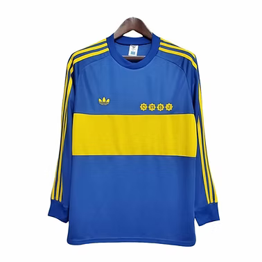 Retro Boca Juniors LS Home Shirt 1981/1982 - Retro Shirt Stories