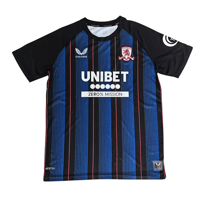 Middlesbrough Away Shirt 2025/2026 - Retro Shirt Stories