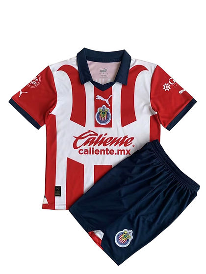 Chivas Home Kids Kit 2023/2024 - Retro Shirt Stories