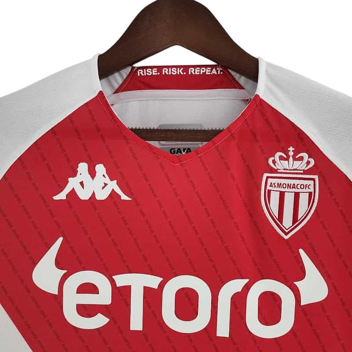 Monaco Home Shirt 2022/2023 - Retro Shirt Stories